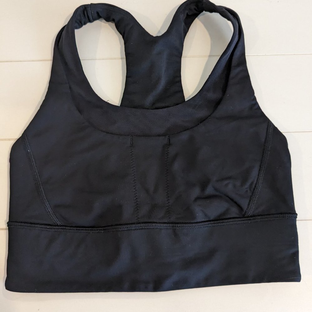 Lululemon Run Stuff Your Black Bra 4 - Picture 3 of 5